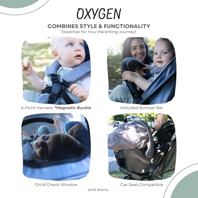 Guzzie+Guss Oxygen v2 Lightweight Stroller & Universal Cup Holder Bundle – - Image 7