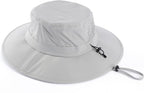 Home Prefer UPF 50+ Sun Hats for Men Women Foldable Wide Brim Fishing Hat Quick - Image 3