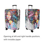 Travel Luggage Cover Suitcase Cover Protector Skins 18 (Graffiti A8 / M (for 22--24 inch luggage))