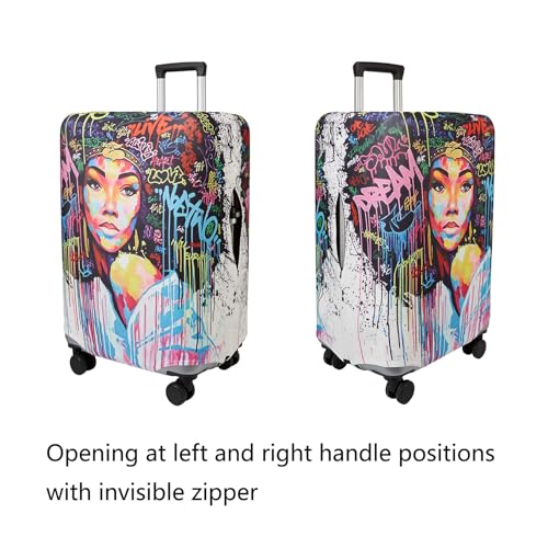 Travel Luggage Cover Suitcase Cover Protector Skins 18 (Graffiti A8 / XL (for 29--32 inch luggage))