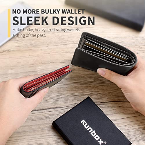 AirTag Wallet (Carbon Black n Red)