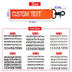 Custom Luggage Tags (Bk Fish-mouth Buckle)