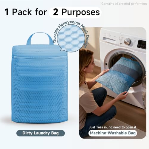 Packing Cubes for Travel (20 Azure Blue)