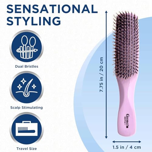 Gentle Pink Hair Brush Set (Set / Pink)