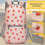 Lightweight Packable Backpack (20L / D-strawberry Print)