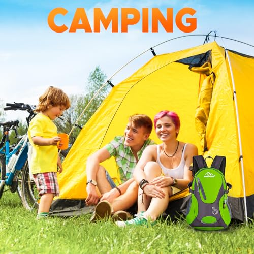 Small Hiking Backpack Women Men 20L Lightweight Travel Backpack Daypack Casual Backpack For Cycling Outdoor Camping (Small / Black)