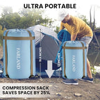 Sleeping Bag for Adults (Sky Blue / 87"x29.5")