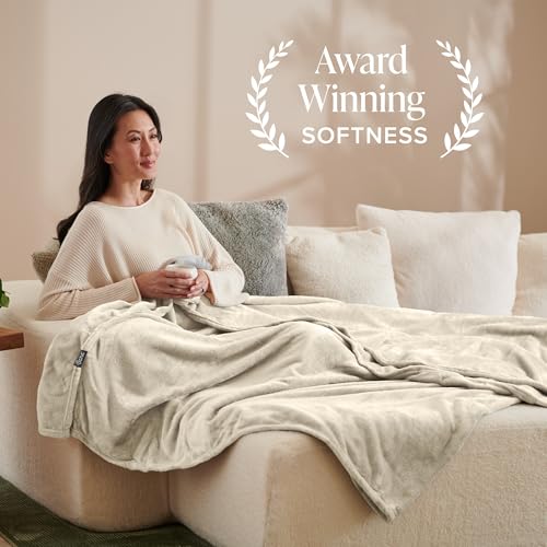 Fleece Blanket Luxury Microplush (Throw XL / 20 - Oyster)