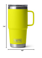 Rambler 20 oz Travel Mug (Firefly Yellow)