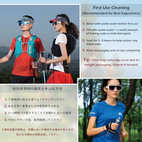 Running Handheld Water Bottle 17.6oz BPA (B-500ml Handheld Holder Strap)