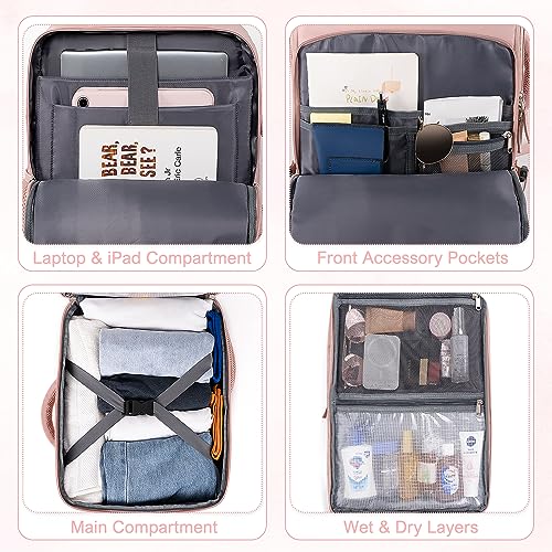 Travel Backpack (Pink / X-Large)