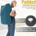 Backpack Laundry Bag (Teal)