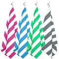 Microfiber Beach Towel Sand (G-set (4)-green/Rose Red/Blue/Gray / Large(60x30"))