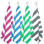 Microfiber Beach Towel Sand (G-set (4)-green/Rose Red/Blue/Gray / Large(60x30"))