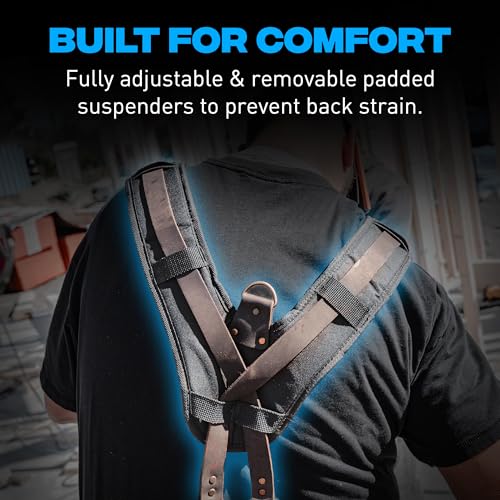 Drywall Tool Belt + Suspenders (Drywall Belt + Suspenders / Small)