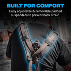 Framing Leather Tool Belt + Suspenders (Framing Belt + Suspenders / XL)