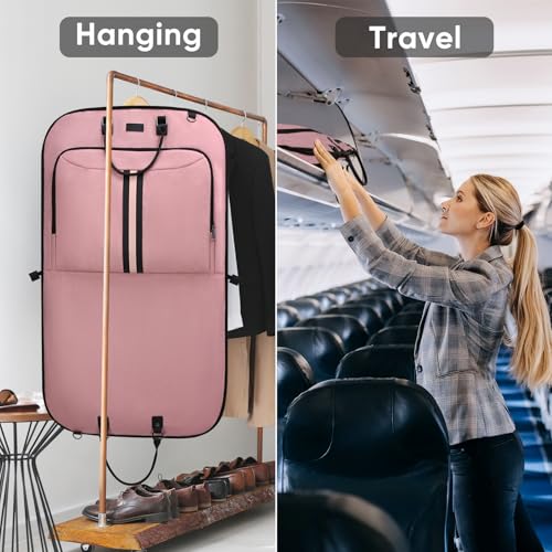 Garment Bags for Travel (Pink / 42")