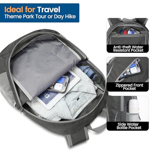 Lightweight Packable Backpack 25L (25L / Medium Grey B)