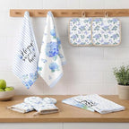 Blue Hydrangea Kitchen Decor Set (Blue Hydrangea)