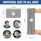 Motion Sickness Bands Anti Nausea Wristbands for Adult and Kids (2 Pairs / 2 Pairs A- Gray, Gray)