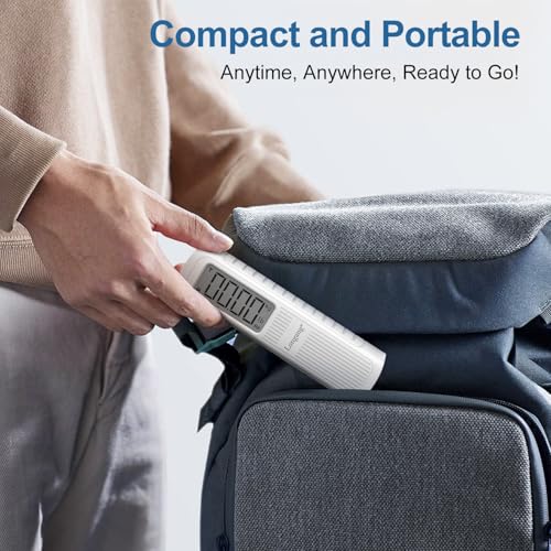 Battery Free Digital Luggage Scale (White)