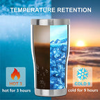 20oz Tumbler with Lid Stainless Steel Tumblers Bulk (White / 8 count)