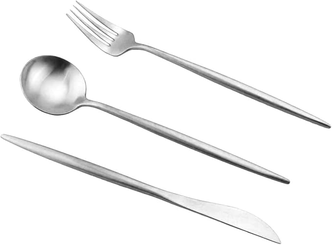Gugrida Reusable Travel Utensils, 7 Pieces Portable 18/10 Stainless Steel - Image 7