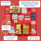 KeepGoing Daniel Tiger’s Travel First Aid Kit for Kids 130 Pc