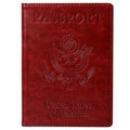 Passport Holder for Travel Women Men (A-Red / Classic(slim))