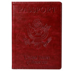 Passport Holder for Travel Women Men (A-Red / Classic(slim))