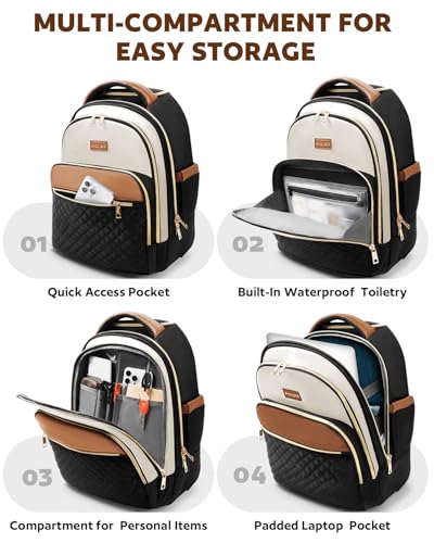 Small Rolling Backpack for Women