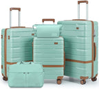 Luggage Sets 3 Piece with TSA Lock Hardside PC+ABS Carry On Suitcase with YKK by Unknown