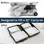 Compression Packing Cubes 6 Set (Beige / 6 pcs)