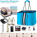 Multipurpose Gym Beach Bag (Sky Blue / Large)