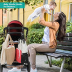 2 Pack Stroller Hooks (Black)