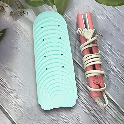 Heat Resistant Mat for Curling Iron (Green)
