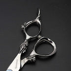 Purple Professional Hairdressing Scissors Hairdresser Hairstylist Cutting Hair & Thinning Hairdressing Scissor (7-inch 2pc-b)