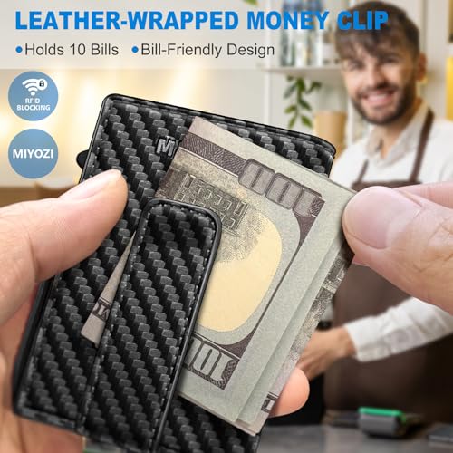 Wallet for Men (Carbon Fiber Black021)