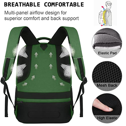 Laptop Backpack (Laptop / 15.6 Inch / Green)