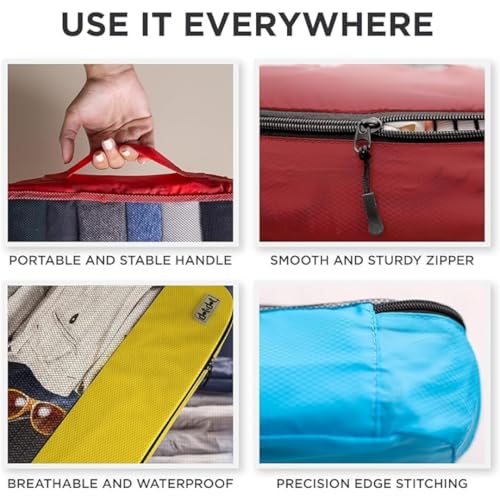 Small Packing Cubes for Travel (Multicolor / Small)