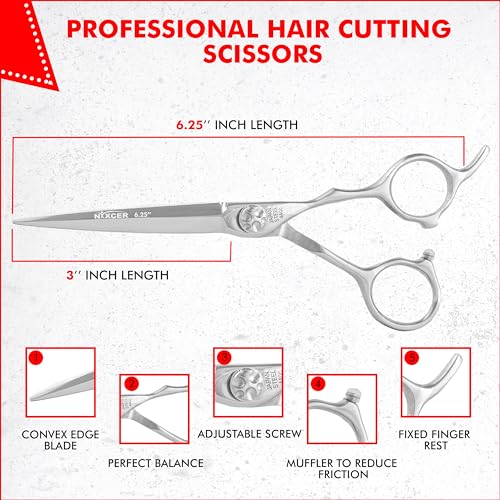 Professional Series Hair Cutting Scissors (Hair Cutting Scissors / ARC CONVEX EDGE 6.25")