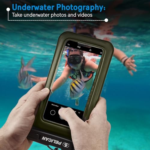 2 Pack Marine Waterproof Phone Pouch (Olive Green - 2 Pack - Regular / Regular / 2 Pack)