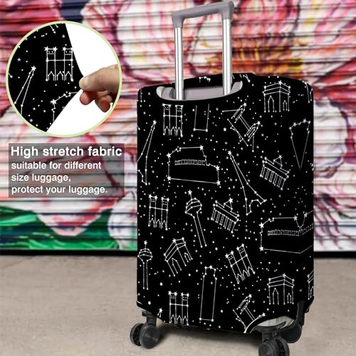 Travel Luggage Cover Suitcase Protector Fits 18 (A-1 / XL(29-32in))