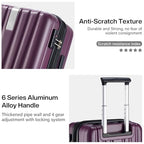Expandable Hard Shell Luggage Sets (3 Pc Set EXT (20/24/29) / Purple)