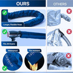 Hair Dryer Bonnet Attachment w (Blue)