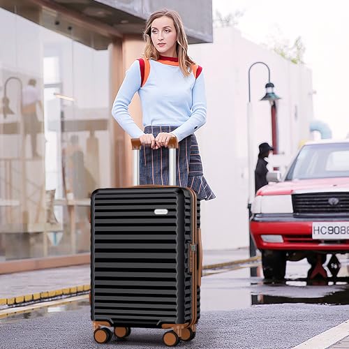 Expandable Luggage (Jet Black / DB/TB/28in)