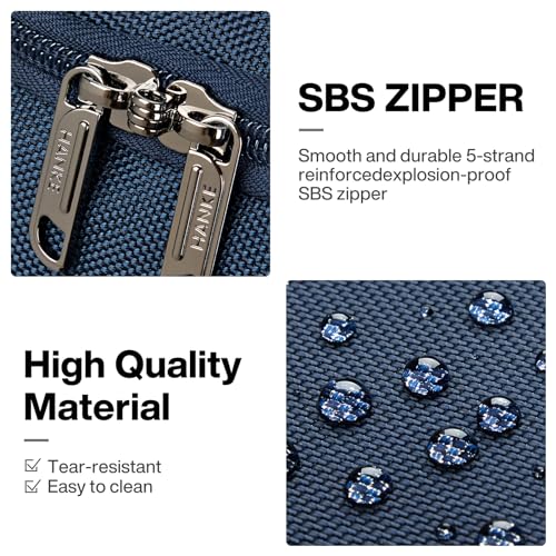 Large Expandable checked Luggage Suitcases with Wheels Foldable Duffle Bag for Travel suitcase for Women Men Garment Bag（Blue） (22 Inch / Blue)
