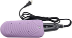 Heat Insulating Silicone Mat Pouch for Hair Styling Tools, Curling & Flat Irons Anti-Slip Travel Cover, Small Portable Straightener Pad for Curler Wands Storage, Hot Waver (Purple)