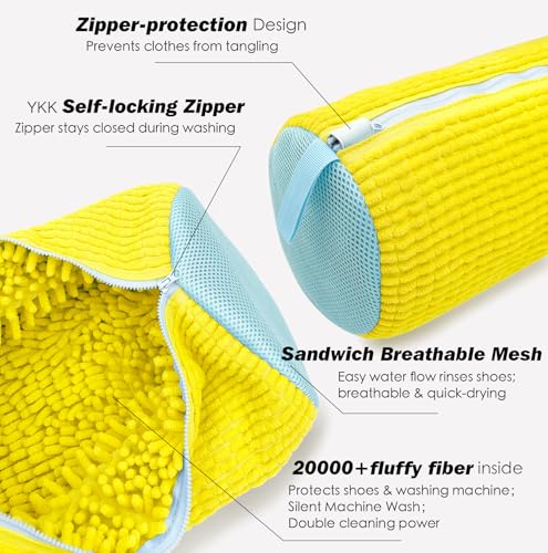 Shoe Washing Machine Bag (Yellow)