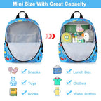 Toddler Backpack with Leash (Light Blue, Blue Link)
